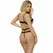 Subblime Bodysuit Crni S/M - Elegantan Dizajn sa Izrezima, Podesive Trake