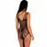 Livco Corsetti Fashion Moret LC 17329 Mesh Bodysuit Black One Size
