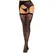 Leg Avenue Lace Thigh-High Stockings & Garter Belt Crni One Size