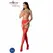 Passion S028 Crvene Elegantne Čarape sa Garterom, One Size, Izdržljiv Materijal