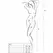 PASSION S027 Crne Dekorativne Garter-Stil Hulahopke One Size