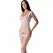 PASSION BS098 Beli Mesh Bodystocking One Size - Elegantan Čipkasti Dizajn