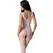 PASSION BS098 Beli Mesh Bodystocking One Size - Elegantan Čipkasti Dizajn