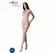 PASSION BS098 Beli Mesh Bodystocking One Size - Elegantan Čipkasti Dizajn