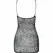 PASSION BS096 Crni Mesh Bodystocking One Size - Elegantan Stretch Dizajn