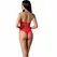 PASSION BS094 Crveni Bodystocking One Size - Elegantna Mesh Lingerie
