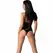 PASSION BS094 Crni Bodystocking - Elegantan Mesh Dizajn, One Size