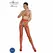 PASSION ECO Collection S008 Bodystocking, Crveni, Reciklirani Materijali, One Size