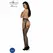 PASSION Eco Collection Bodystocking ECO S003 Crna - Održiv Dizajn, One Size