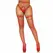 Leg Avenue Vegan Leather Thigh-High Bow Garter Red Adjustable One Size