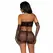 Leg Avenue Lace Tube Dress & Gloves Set, One Size, Black