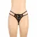 Subblime Lingerie Set L/XL - Black 3-Piece Bra, Garter Belt & Thong