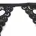 Subblime Three-Piece Lingerie Set S/M Black - Bra, Garter Belt & Thong