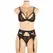 Subblime Three-Piece Lingerie Set S/M Black - Bra, Garter Belt & Thong