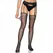 Leg Avenue Rhinestone Micro Net Garter Belt & Stockings Set One Size