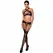 Passion Amanda S/M - Eco Leather Lingerie Set with Gold Accents