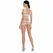 PASSION BS089 Bodystocking Bela Mrežasto-Čipkana One Size - Elegantan Dizajn