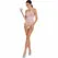 Passion BS087 Bodystocking Bela Mrežasto Čipkana One Size