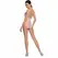 Passion BS087 Bodystocking Bela Mrežasto Čipkana One Size