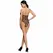 Passion BS087 Crna Mrežasta Bodystocking sa Čipkanim Detaljima One Size