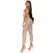 Leg Avenue Woven Twist Net Maxi Haljina, Otvorenih Leđa, One Size, Bela
