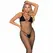 Leg Avenue Woven Twist Net Maxi Haljina, One Size, Crna Elegantna Mreža