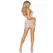 Leg Avenue Multi Net Halter Mini Dress White One Size Elegant Design