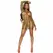 Leg Avenue Rasta Net Mini Dress One Size - Vibrant Long Sleeve Design