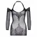 Leg Avenue Lace & Net Keyhole Twist Halter Mini Dress Black One Size