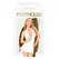 Penthouse Earth Shaker White Mini Dress S/M - Halter, V-Neck, With Thong