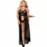 Subblime Queen Plus Black Lingerie Set - Elegant Lace Dress-Top & Thong