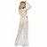 Subblime White Long Sleeve Floral Lace Dress L/XL - Elegant Nightwear
