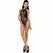 Me-Seduce Jade Teddy Black XXL/XXXL - Elegant Mesh & Eco-Leather Bodysuit
