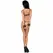 Me-Seduce Janice Set Black XXL/XXXL - Decorative Fishnet & Eco-Leather Lingerie