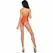 Me-Seduce Linda Bodikejt Crveni L/XL - Elegantan Til Harness Dizajn