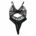 SUBBLIME 955212 Transparent Bodysuit Black Lace Hollow S/M