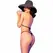 Chilirose CR 4840 Mikro Bikini Crna S/M - Elegantan Til i Rhinestone Detalji