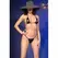 Chilirose CR 4840 Mikro Bikini Crna S/M - Elegantan Til i Rhinestone Detalji