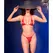 Chilirose CR 4840 Mikro Bikini Crvena S/M - Svetlucavi Til i Nakit Akcenti