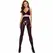 PASSION TIOPEN 025 Black Diamond Pattern Open Gusset Tights 40 DEN Size 3/4