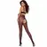 Passion TIOPEN 023 Tights Open-Crotch Black 3/4 Leopard 20 DEN