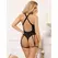 Subblime 954154 Bodysuit with Garter Belt Black L/XL - Elegant Design
