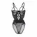Subblime 954055 Elegantno čipkano telo crno S/M - Premium udobno pristajanje