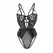 Subblime 954055 Elegantno čipkano telo crno S/M - Premium udobno pristajanje