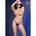 Chilirose CR 4836 Crne tanga gaćice Kiss Me L/XL Podesive sa neon detaljem