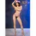 Chilirose CR 4836 Tanga gaćice Kiss Me crne S/M - Podesivi neon akcenat veš