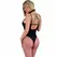 Livco Corsetti Fashion Rubika LC XG079 Black Bodysuit with Choker XL