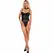 Livco Corsetti Rubika LC XG079 Black Body with Choker, Size S