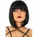 Leg Avenue Bob Wig Black - Short Natural Style, Adjustable Fit
