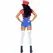 Leg Avenue Kostim Mario Bros crveno/plavi S - Razigrani krop top i šorts set